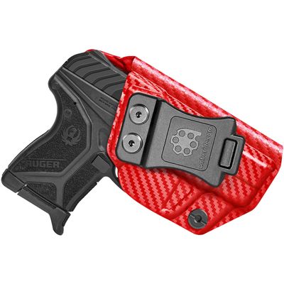 Amberide Ruger LCP2/LCPII IWB Holster,Kydex-Boltaron Inside Waistband Fit Ruger LCP2 & LCPII .380 Pistols,Secure Retention,Quick Draw,030 Adjustable Cant
