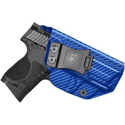 Amberide M&P M2.0 Compact IWB Holster, Kydex-Boltaron Inside Waistband Fit M&P M2.0 3.6/3.5 Compact 9mm/.40, Quick Draw, Secure Retention, 030 Cant