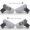 Amberide M&P M2.0 Compact IWB Holster, Kydex-Boltaron Inside Waistband Fit M&P M2.0 3.6/3.5 Compact 9mm/.40, Quick Draw, Secure Retention, 030 Cant view 2