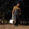 ASSOB 182000-03 CANVAS FIRE WOOD BAG Firewood Bag Bonfire Firewood Bag Orange view 3