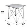 Camping Table Chairs Outdoor Folding Table with 4 Chairs, Ultra-Light and Durable Aluminum Alloy Camping Picnic Table, Multifunctional Portable Table view 2