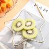Cabilock 4pcs Transparent Trim Fruit Serving Plates Multi-purpose Jewelry Display Trays for Home Hotel and Restaurant Use Design for Organizing and Showcasing Jewelry and Fruits view 3