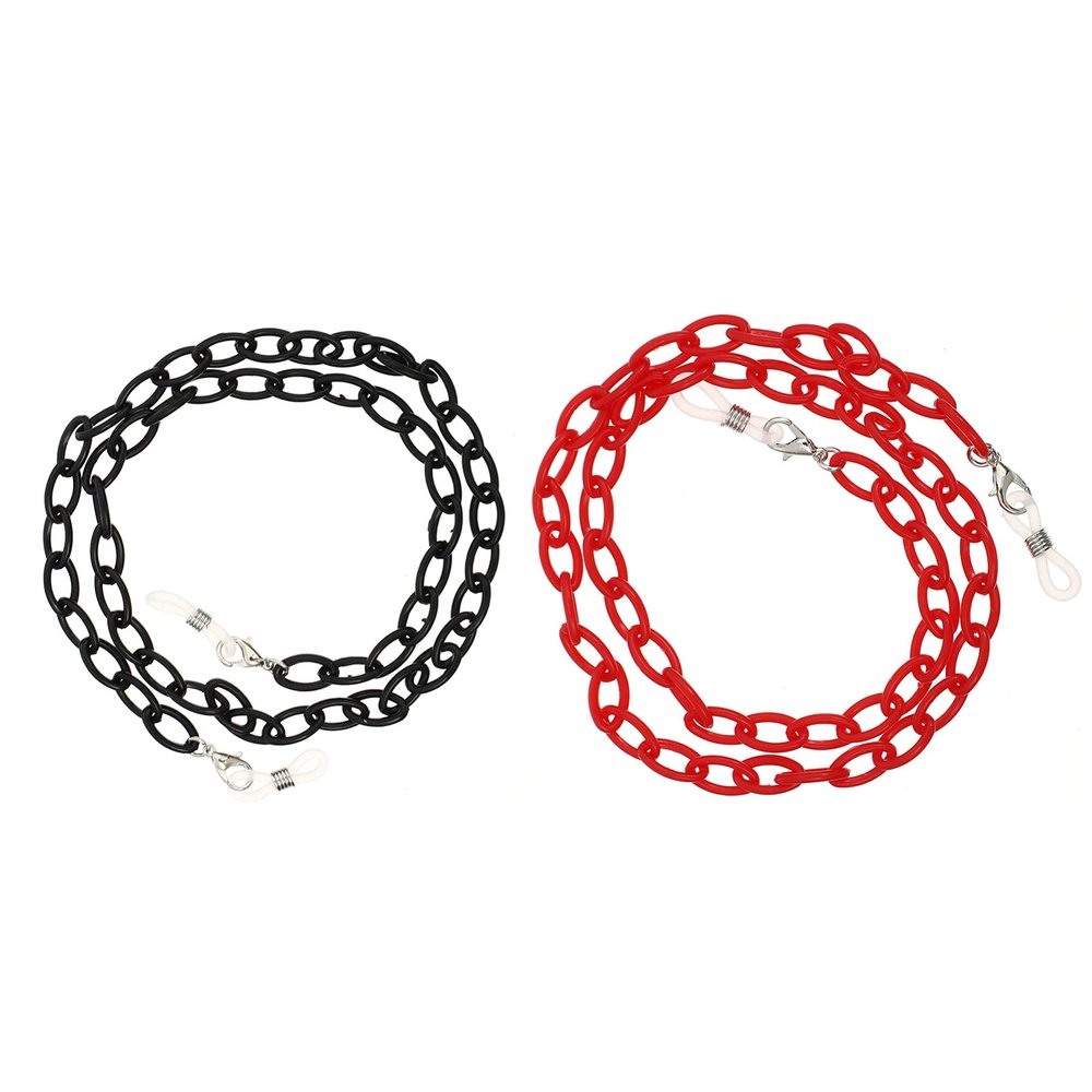 KESYOO Material Mask Glasses Chain Set 2pcs Sunglasses Chain Prevent Sliding for Outdoor Activities