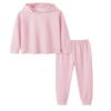 Arshiner Girl's 2 Piece Long Sleeve Pullover Hooded Sweatshirt Set Sweatsuits and Sweatpants view 1