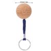 Alvinlite Floating Keychain, Floating Cork Ball Key Ring 2 Pcs Buoyant Keychain Floating Cork Keyring Water Sport Accessories for Marine Boat, Fishing, Sailing, Kayaking (#1) view 2