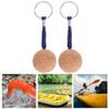 Alvinlite Floating Keychain, Floating Cork Ball Key Ring 2 Pcs Buoyant Keychain Floating Cork Keyring Water Sport Accessories for Marine Boat, Fishing, Sailing, Kayaking (#1) view 4