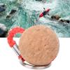 Alvinlite Floating Keychain, Floating Cork Ball Key Ring 2 Pcs Buoyant Keychain Floating Cork Keyring Water Sport Accessories for Marine Boat, Fishing, Sailing, Kayaking(#2) view 2