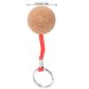 Alvinlite Floating Keychain, Floating Cork Ball Key Ring 2 Pcs Buoyant Keychain Floating Cork Keyring Water Sport Accessories for Marine Boat, Fishing, Sailing, Kayaking(#2) view 3