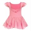 Arshiner Girls Ruffle Sleeve Ballet Dance Dress Crisscross Back Tutu Skirted Leotard view 1