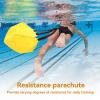Swim Training Belt, Swim Parachute Swim Resistance Bands Swim Trainer Harness Swim Resistance Training Equipment for Adults and Children view 4