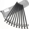 XYXXBB Heavy Duty Camping Stakes 12-Inch Tent Stakes, Forged Steel Tent Pegs Unbreakable and Inflexible, Available in Rocky Place Dessert Snowfield and Grassland (Black) (Color : 12in-10parks) view 1