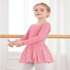 Arshiner Kids Girls Classic Long Sleeve Leotard Dance Ballet Dress view 3