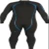 BARE 5MM Men's Reactive Wetsuit | Warmest Wetsuit Within BARE Lineup | Full Stretch Neoprene Combined with a Unique Graphene Omnired Fabric | Comfortable | Great for Scuba Diving | Blue S view 1