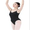 Dance Elite Camisole Leotard For Women - Lana - Womens Dance Leotard With High Leg And V-Neck (Black, Adult M) view 2