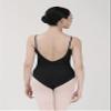 Dance Elite Camisole Leotard For Women - Lana - Womens Dance Leotard With High Leg And V-Neck (Black, Adult M) view 3