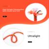 Nice C Climbing Rope, Rescue Rope, Construction Rope, Rock Climbing Rope, Static 10mm 32ft/64ft/96ft/160ft/230ft/500ft/985ft/1000ft with Carry Bag (Orange, 30M(96ft)) view 2