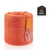 Nice C Climbing Rope, Rescue Rope, Construction Rope, Rock Climbing Rope, Static 10mm 32ft/64ft/96ft/160ft/230ft/500ft/985ft/1000ft with Carry Bag (Orange, 152M(500FT)) view 1