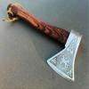 NineFit Basics Custom Handmade Carbon Steel Axe Viking Tactical Hatchet Tomahawk Hunting Camping (Axe-1), Axes_1-17 view 4