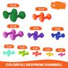GYMENIST Pair of Dumbbells Set of 2 Soft Non Slip Grip Dumbbells Pair Covered with Neoprene (12 LB) (G306-12) view 4