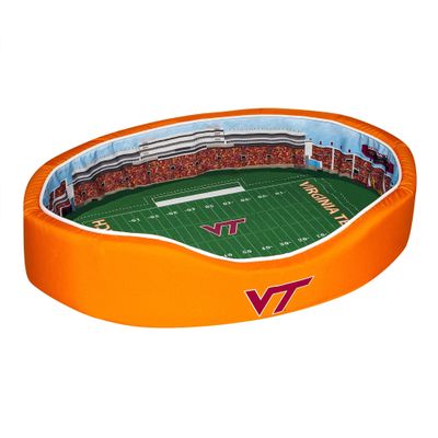 StadiumSpot Oval Dog Bed (Virginia Tech, Small)
