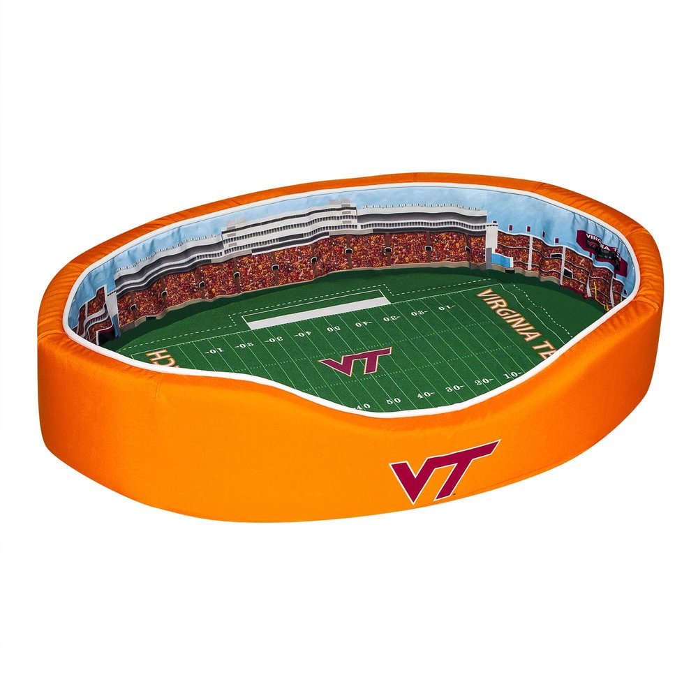 StadiumSpot Oval Dog Bed (Virginia Tech, Small)