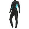 BARE 5MM Evoke Women's Wetsuit | Warmest Women's Wetsuit Within BARE Lineup | Full Stretch Neoprene Combined with a Unique Graphene Omnired Fabric | Comfortable | Great for Scuba Diving | Aqua 08T view 2