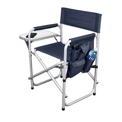 At homes Foldable Aluminum Sports Chair, Blue (HFT)