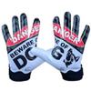 Battle Sports Beware of Dog, Black Wide Receiver Football Gloves, Ultra Stick Adult & Youth Gloves - Adult Medium, Black view 2