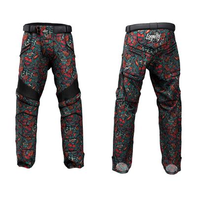 Social Paintball Grit V3 Padded Protective Pants - Oni Henso (XS/S)