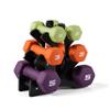 CAP 20 LB Set of Neoprene Dumbbells with Rack | 2, 3, 5 LB pairs view 1