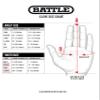 Battle Sports Beware of Dog, Black Wide Receiver Football Gloves, Ultra Stick Adult & Youth Gloves - Adult Large, Black view 3