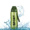 CHELIQ Water Bottle with Handle - 25 Oz - Shatterproof Tritan Material, Impact & Heat Resistant, Flip-Top Locking Lid, Leak-Proof and BPA Free Water Bottle (Saturn/Green) view 1
