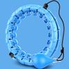 Fitness Hula Hoop, Magnetic Field Therapy Abdominal Massage 360 Degrees can be Adjusted Without Falling Off The Fitness Ring, Aggravating Exercise Special Female Thin Waist Belly/Blue/M view 1