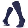 FITRELL 2/3 Pack Soccer Socks Baseball Softball For Youth Kids Boys Girls, Over-The-Calf Football Socks for Adult Men Women,Navy,Medium view 1