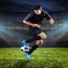 FITRELL 2/3 Pack Soccer Socks Baseball Softball For Youth Kids Boys Girls, Over-The-Calf Football Socks for Adult Men Women,Navy,Medium view 2