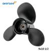 OVERSEE 48-828158A12 Propeller for Mercury New Black Max 9x10.5 Prop 6-15hp 48-828158A12 Outboard Motor view 3