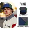 CLAPE 5 Panel Hat for Men, Curved Brim UPF50+ Sun Hats Quick Dry Outdoor Sports Running Hat Baseball Cap view 4