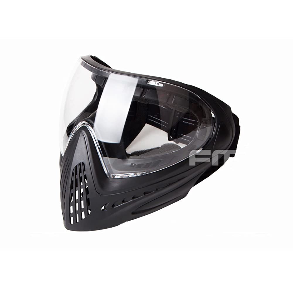 FMA Paintball Airsoft Full Face Mask Anti-Fog Goggle F1 Single Layer Lens Protective Mask