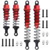 Bicycle Accessories Metal Oil Filled Front Rear Shock Absorber for 1/12 WLtoys 12428 12423 RC Car Crawler Upgrad Part,Red Bike Parts (Color : Red) view 1