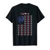 Huron Native American Indian Chief USA Flag 4th July Pride T-Shirt view 1