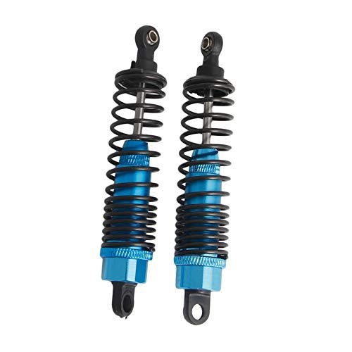 Bicycle Accessories 2Pcs Bicycle Parts 06038/106004 1/10 Alloy Shock Absorber for RC HSP 94101/94102 Scale Aluminum Bike Parts (Color : Blue)