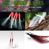 10 Pack Crystal Flash Line Fly Tying Material for Fishing Lure Flies (12 Colors Crystal Flash-Set C) view 3