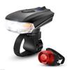 UOOD LED Bike Light Set 4 Light Modes Front and Rear Bicycle Light Set Water Resistant Cycling Headlight and TaillightBike Lights Easy Install Wider Vision view 2