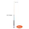 MoyanSuper 58 inch Set of 2 Pool Cue Sticks, 2 Piece Maple Billiard Cue Stick 20 Oz Great for House or Bar view 3