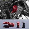 Extra Long MTB Road Bike Rear Derailleur Hanger Extender Extension with M10 Screw for 34-52T Cassette Kit (Red) view 3