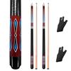 MoyanSuper 58 inch Set of 2 Pool Cue Sticks, 2 Piece Maple Billiard Cue Stick 20 Oz Great for House or Bar view 1