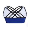 Yartina Kids Girls Sport Bra Solid Color Racer Back Criss Cross Tanks Top for Yoga Dance Gymnastics Royal Blue 16 Years view 2