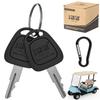 10L0L 2 Pack Golf Cart Ignition Keys for EZGO Gas & Electric Golf Cart 1976-up, Replace OEM 17063-G1 view 1