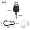10L0L 2 Pack Golf Cart Ignition Keys for EZGO Gas & Electric Golf Cart 1976-up, Replace OEM 17063-G1 view 4