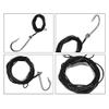 1/0-13/0 Shark Surf Rigs with 9.8ft 49-Strands Steel Leader(380-400Pound),Deep Sea Hooks for Big Fish (11/0-2 Packs) view 2